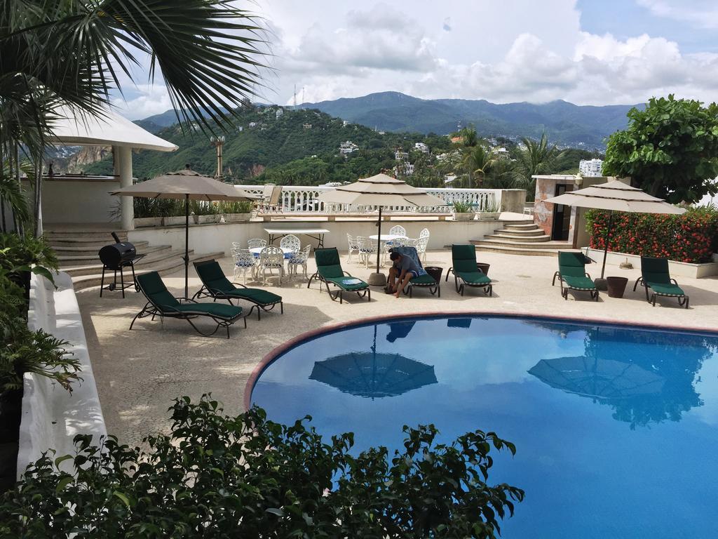 Villa Guitarron gran terraza vista espectacular 6 huespedes piscina gigante Acapulco Exterior foto